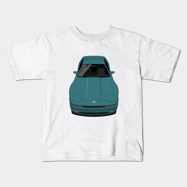 Supra 4th gen A80 Mk4 2JZ Body Kit 1993-1998 - Green Kids T-Shirt by jdmart